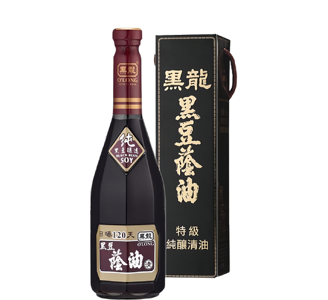 黑龍 特級黑豆蔭油 純釀清油, 600ml, 1瓶