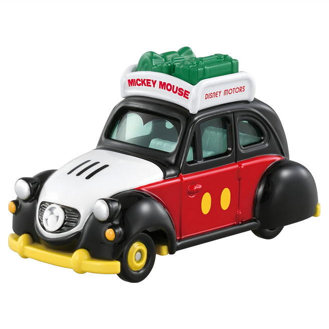 TOMICA 小汽車 米奇旅行金龜車, 黑色 + 紅色 + 白色, 1個