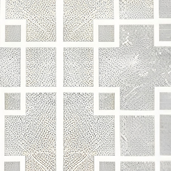超大抗UV隔熱防窺自黏玻璃貼 295 x 60cm 261g, 白方格, 1個