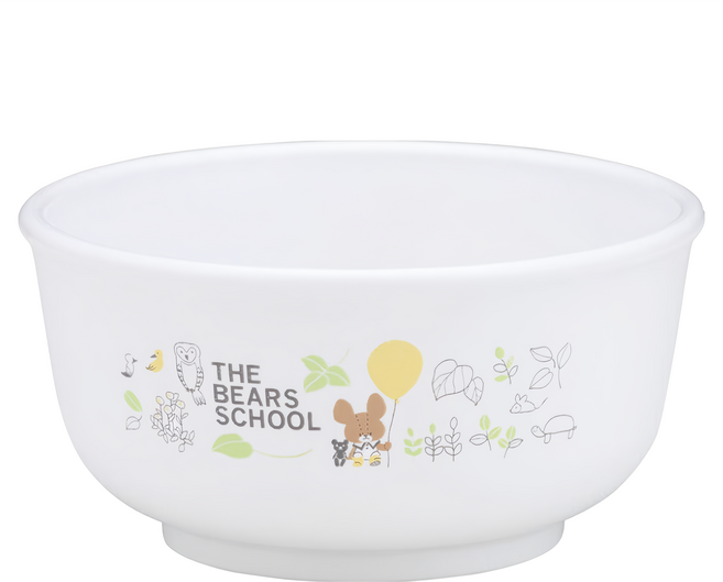 Skater 小熊學校 銀離子幼兒塑膠碗 5個月以上適用 洗碗機適用 230ml 97 x 48mm 1個