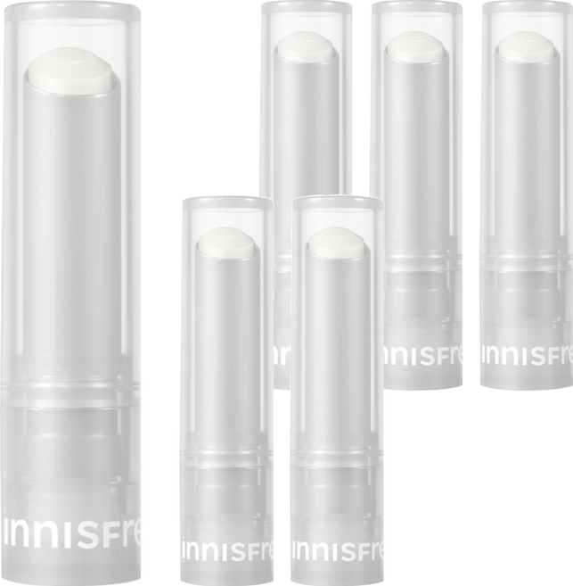 INNISFREE 台灣公司貨 晨露潤唇膏, 無色, 3.2g, 6支