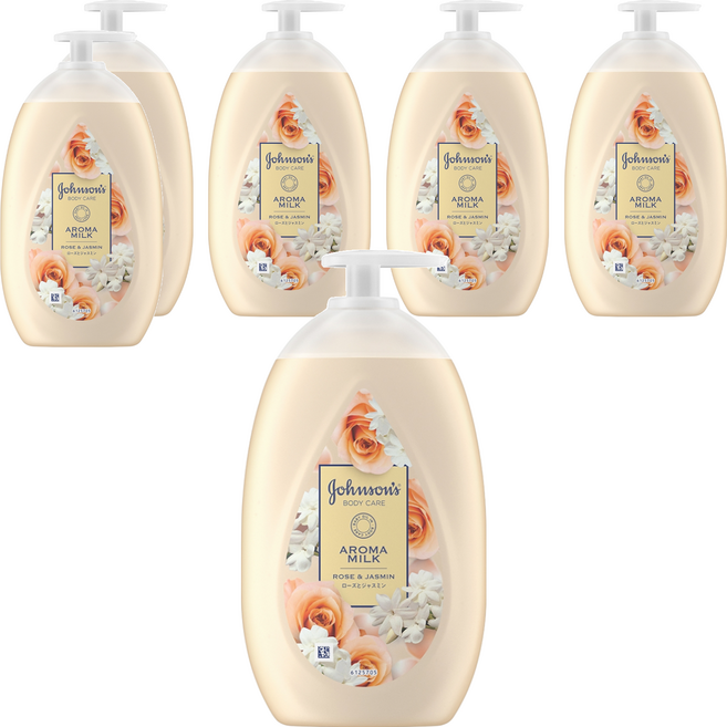 Johnson's 嬌生 美體滋養乳液 玫瑰茉莉, 500ml, 6瓶