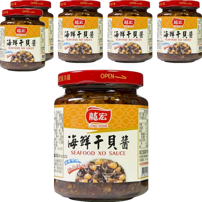 龍宏 海鮮干貝醬, 270g, 6罐