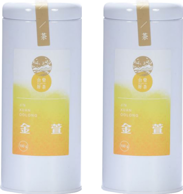 山海經脈 台東好茶 金萱, 100g, 1罐, 2罐