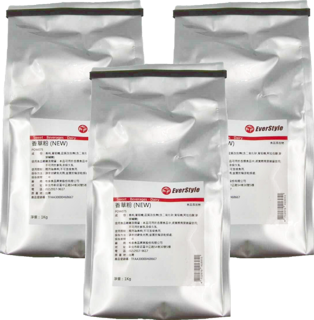 EverStyle 柏泰 香草粉NEW, 1kg, 3包