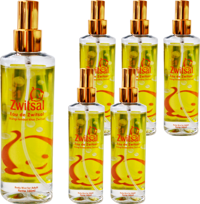 Zwitsal 香水身體噴霧, 100ml, 6瓶