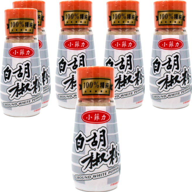 小菲力 白胡椒粉, 30g, 6瓶