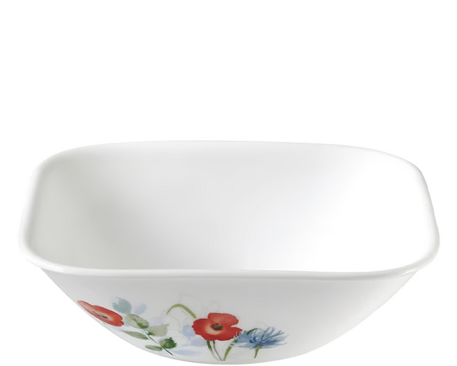 Corelle Brands 康寧餐具 方形 小碗 23oz, 1個, 花漾彩繪