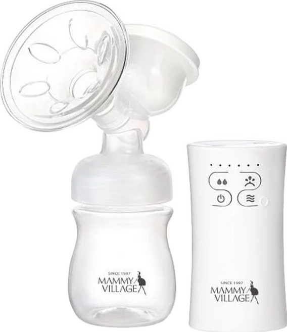 MAMMY VILLAGE 六甲村 Mini Milker 輕手感電動吸乳器, 透明色, 1個
