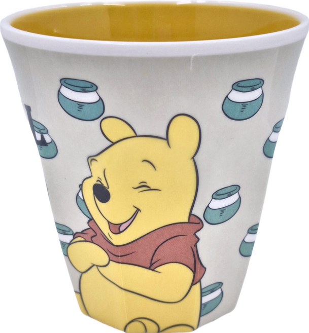 Skater 漱口杯, POOH 白色 + 黃色, 1個