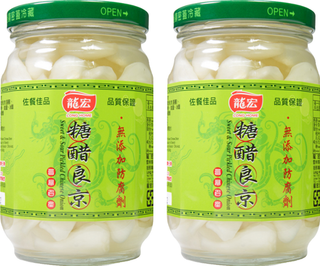 龍宏 糖醋良京, 380g, 2罐
