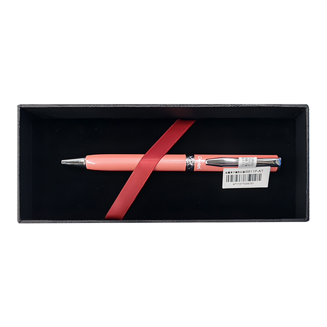 Pentel 飛龍文具 金屬原子筆 B811P-AT, 粉紅軸, 1盒