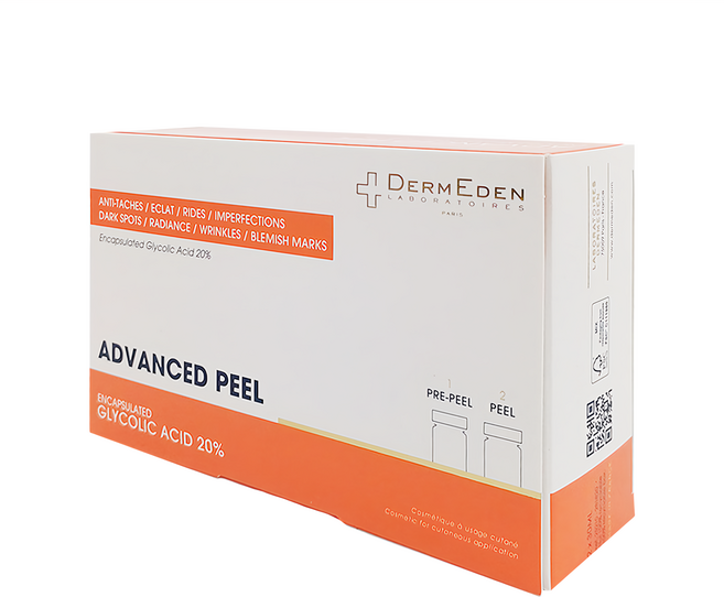 DERMEDEN 得美登 台灣公司貨 20%果酸淨白煥膚組 雙劑型設計 先修護後煥膚, 1盒