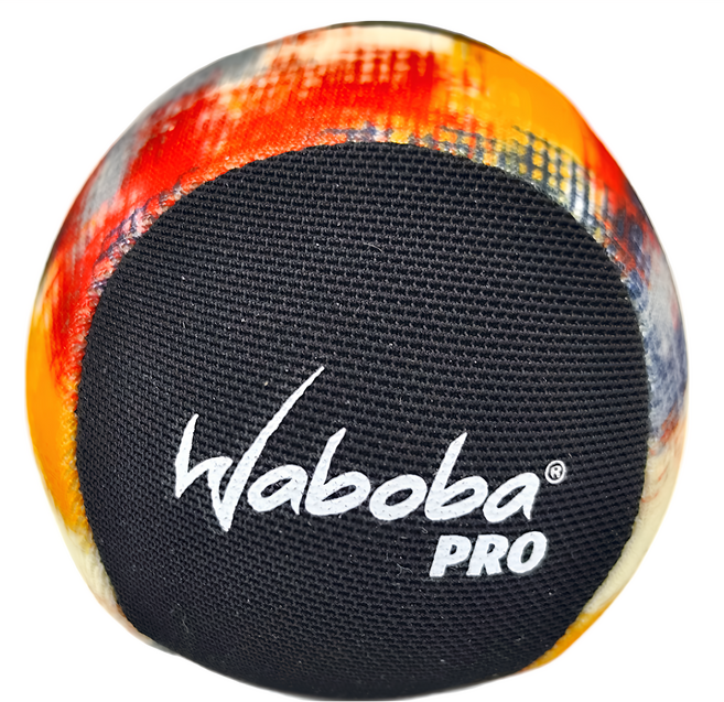 Waboba Pro 凝膠球 10歲以上, 抽象藝術 橙色 + 黑色, 1顆