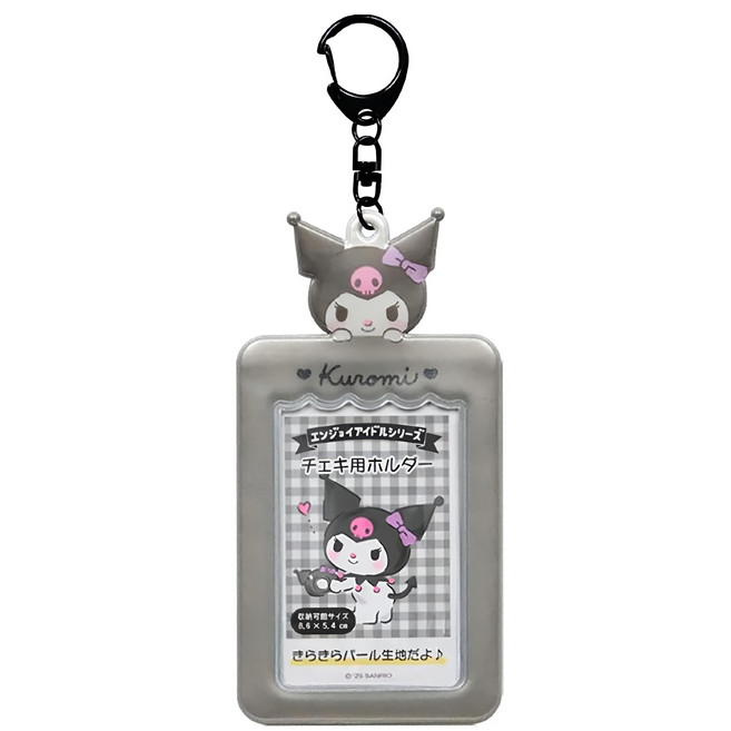 Sanrio 三麗鷗 拍立得小卡/相框鎖圈, 酷洛米 灰色, 1張