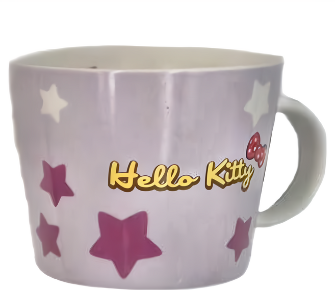 Woei Ching 葦慶 Hello Kitty星座馬克杯 KT-1017-02 425ml, 射手座 紫色, 1個