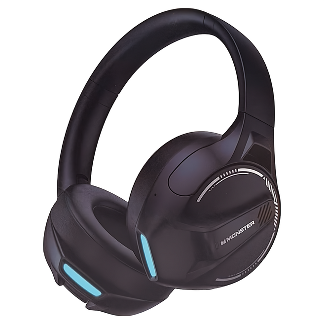 MONSTER 魔聲 Storm XKH03 Wireless 主動降噪 頭戴式 耳機 HI-FI 低延遲 遊戲 Bluetooth V5.4 30H Playtime Black XKH03 原廠保固