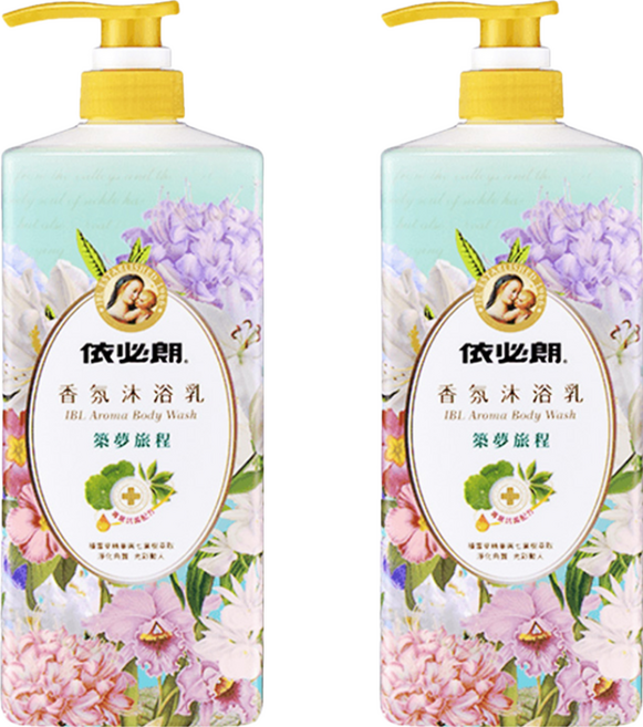 依必朗 香氛沐浴乳 築夢旅程, 850ml, 2瓶