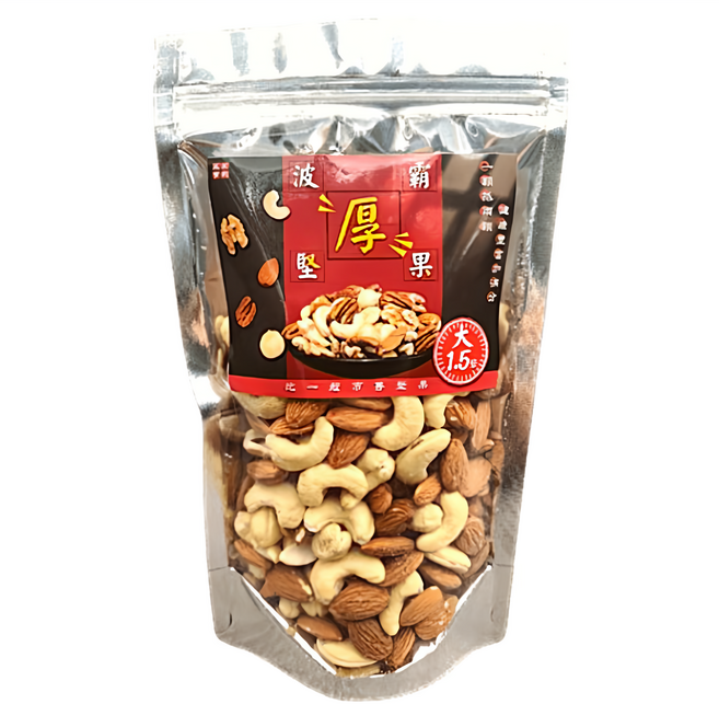 品鮮生活 波霸厚堅果/雙果綜合堅果, 1包, 300g