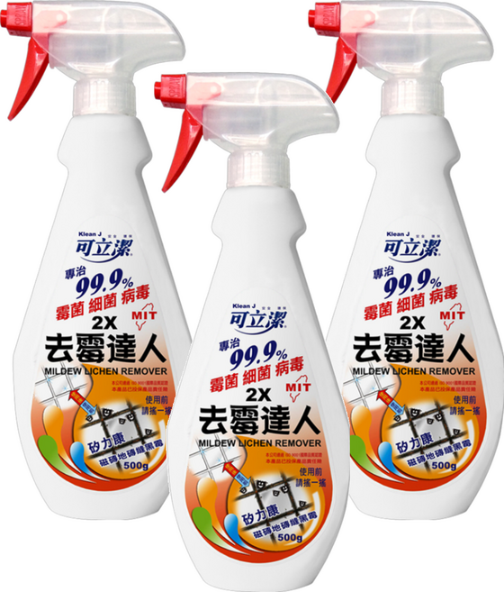 Klean J 可立潔 2X去霉達人, 500g, 3瓶