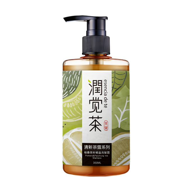 TEAPOWER 茶寶 潤覺茶 柚香茶籽輕盈洗髮露, 350ml, 1瓶