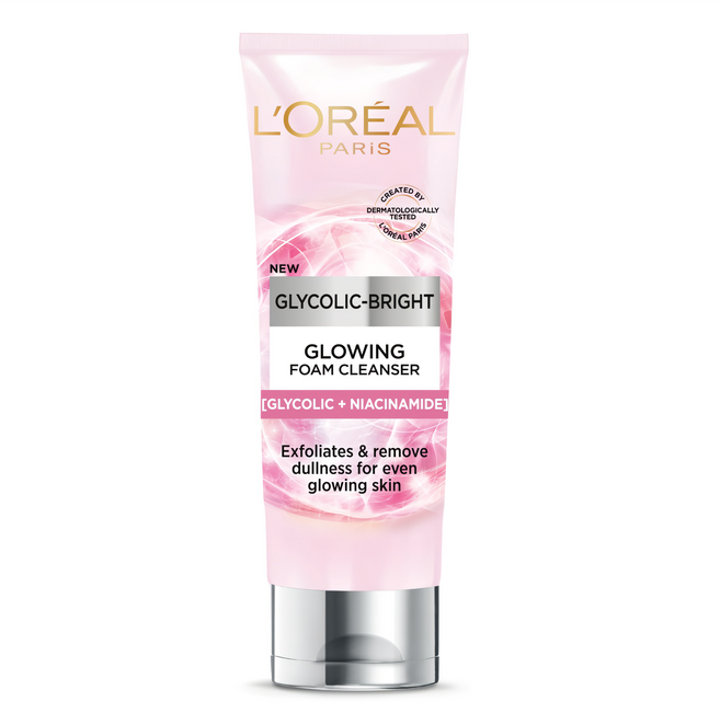 L'OREAL PARiS 巴黎萊雅 台灣公司貨 淨亮白激光潔面乳, 100ml, 1條