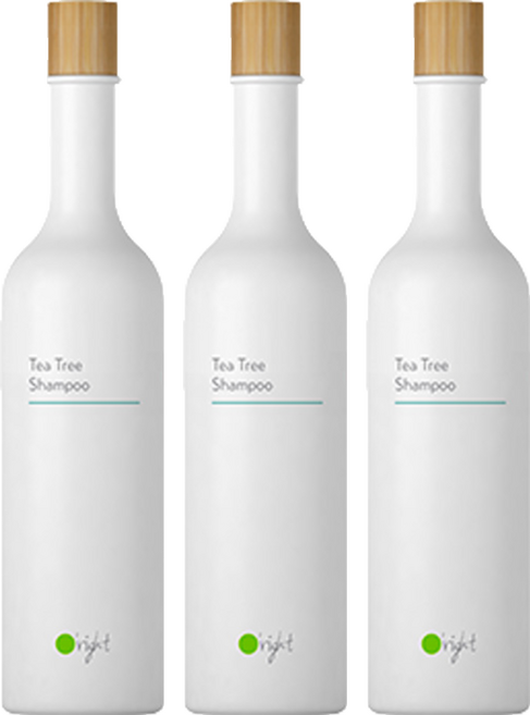O'right 歐萊德 茶樹洗髮精, 400ml, 3瓶