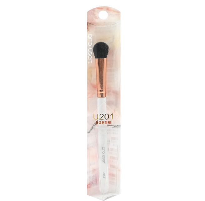 台灣 COSMOS pro user 圓弧眼影刷 U201, 白色, 1支