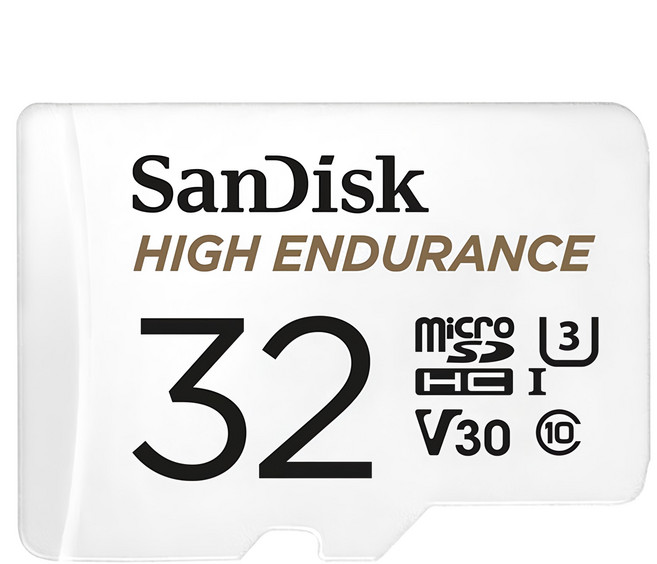 SanDisk 晟碟 高耐寫度 microSD記憶卡, 32GB, 1個