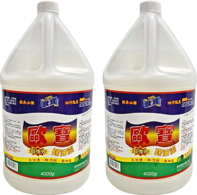 OPEL 歐寶 除油靈, 4kg, 2桶