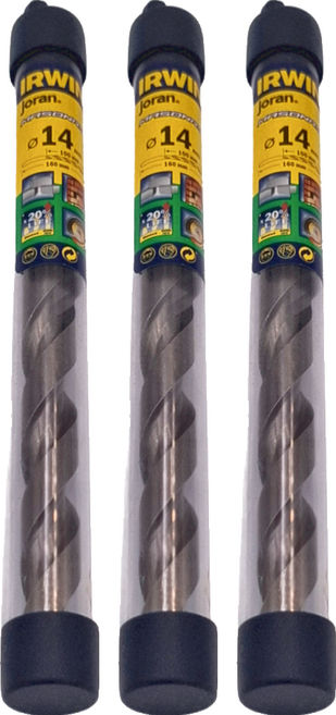 joran IRWIN 直柄水泥鑽頭 14mm 3支, 1組