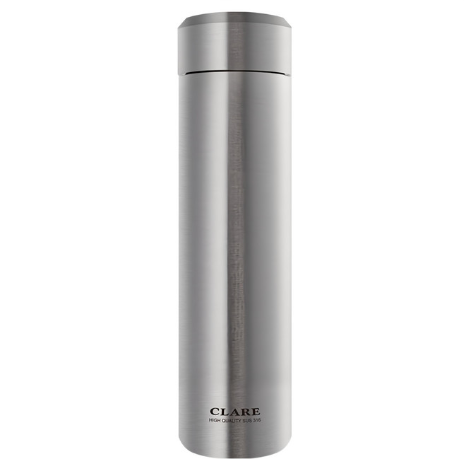 CLARE 晶鑽316真空全鋼杯, 銀色, 660cc, 1個