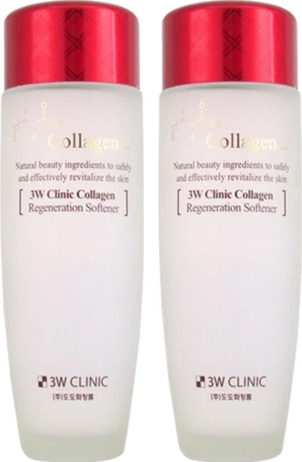 韓國 3W CLINIC 膠原潤澤化妝水, 150ml, 2瓶