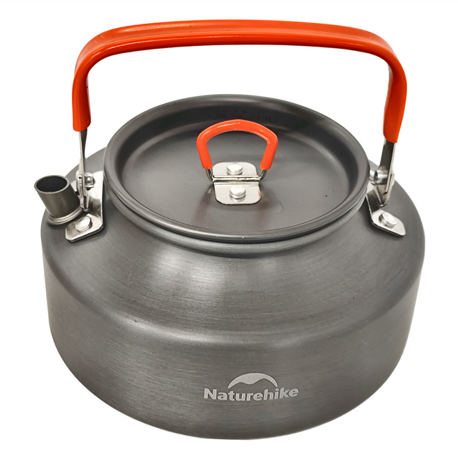 Naturehike 挪客 鋁合金茶壺 NH17C020-H 152 x 150 x 80mm 1.1L, 灰色, 1個