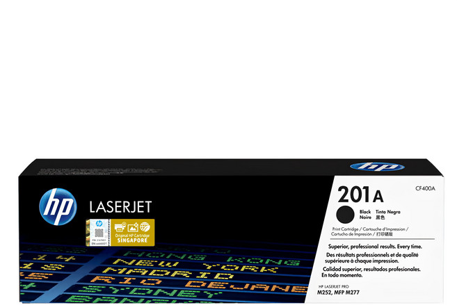 hp 惠普 201A 正品碳粉匣 CF400A, 黑色, 1個