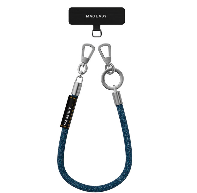 MAGEASY Wrist Strap 手腕掛繩片組 8.3mm, 海霧藍, 1套