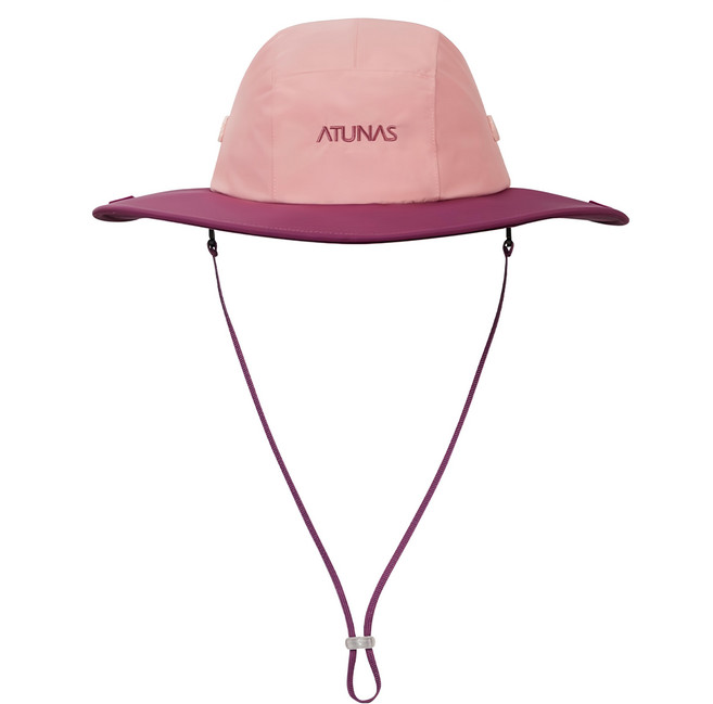 ATUNAS 歐都納 GORE-TEX 大盤帽 A1AHFF05N, 深紫紅色 + 灰粉色