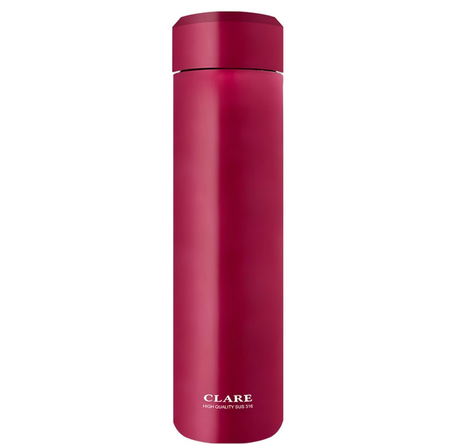 CLARE 晶鑽316真空全鋼杯, 酒紅色, 660cc, 1個