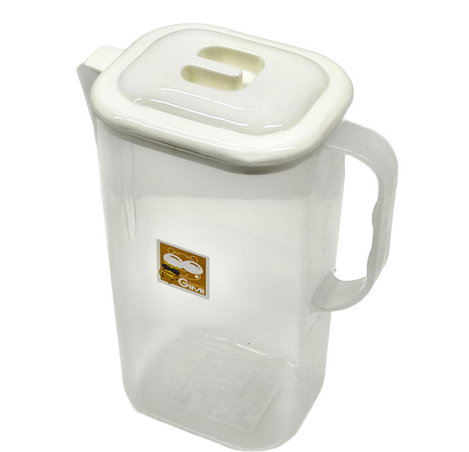 GIMI 吉米 大品味塑膠冷水壺, 白色, 1.8L, 1個