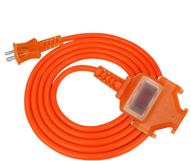 PowerSync 群加 2P 1對3工業用動力延長線, 10m, 1條, 橘色