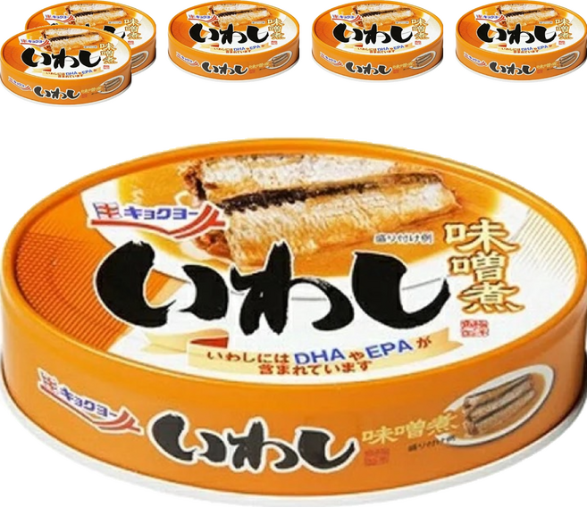 Kyokuyo 極洋 味付沙丁魚罐 味噌風味, 70g, 6罐