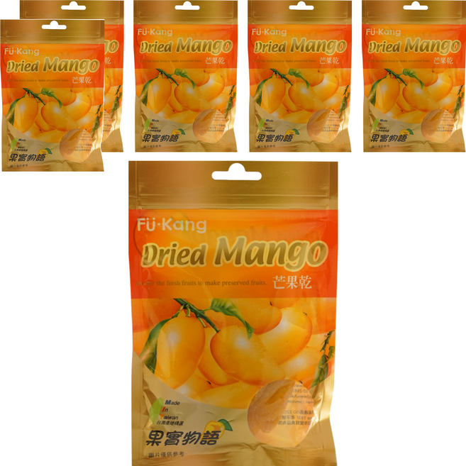 阜康 果實物語 芒果乾, 70g, 6包