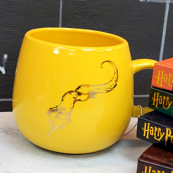 Harry Potter 哈利波特 HUFFLEPUFF HARRY POTTER蛋型杯 315ml, 赫夫帕夫 黃色, 1個