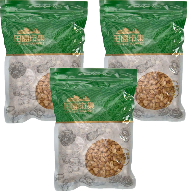 冠億食品 蒜茸花生, 600g, 3包