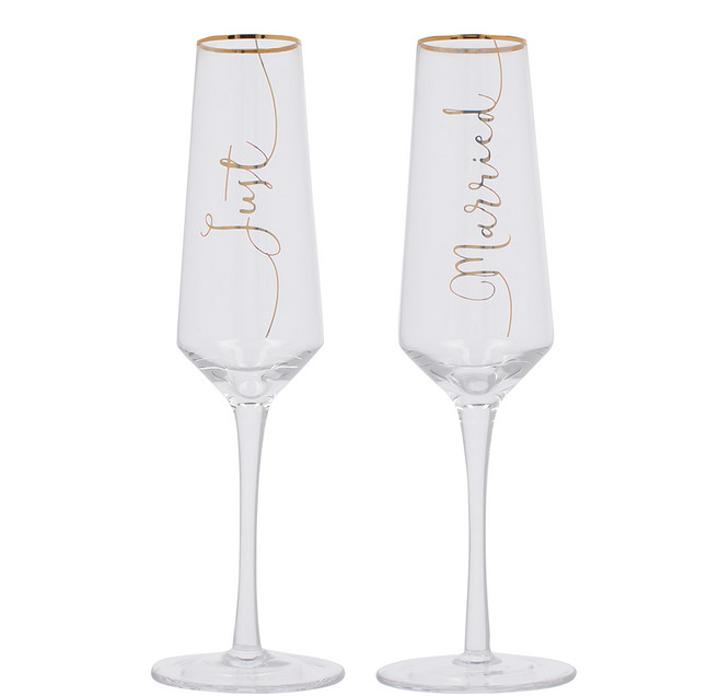 creativeTops Ava 香檳杯 結婚吧, 250ml, 2個