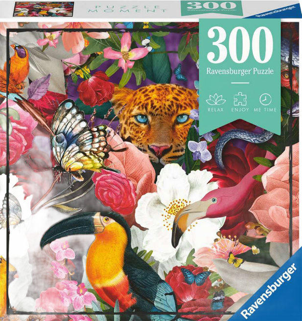 Ravensburger 維寶 熱帶花拼圖 RV13309, 熱帶花, 300片, 1盒