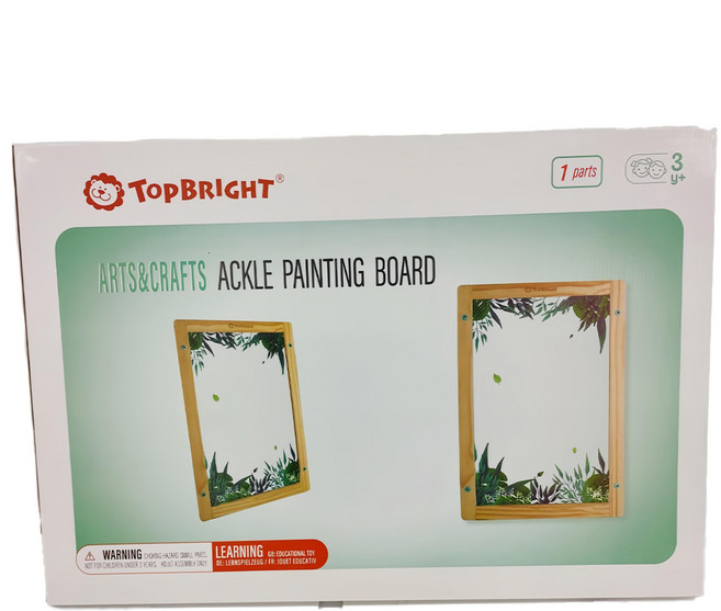 TOPBRIGHT 特寶兒 小小藝術家透明繪畫板 3歲以上兒童適用, 透明, 1個