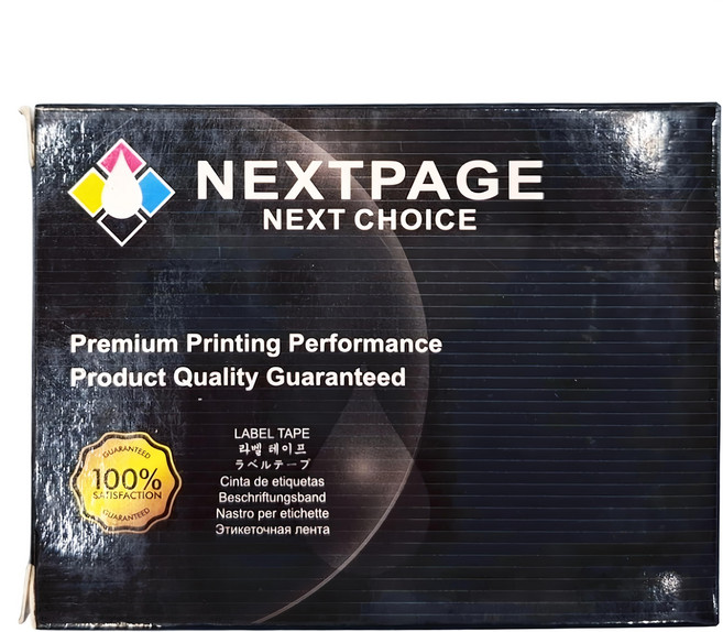 NEXTPAGE 台灣榮工 BROTHER 相容 護貝標籤帶 TZ-431 紅底黑字 12mm, 800cm
