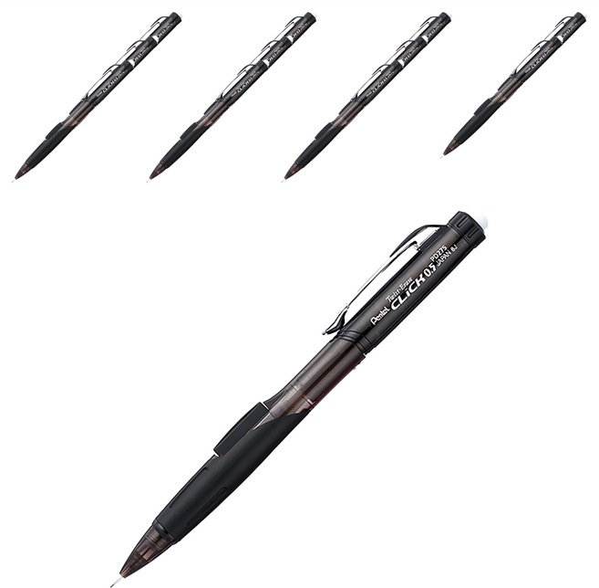 Pentel 飛龍文具 側壓自動鉛筆 Twist-Erase Click PD275 0.5mm, 12支