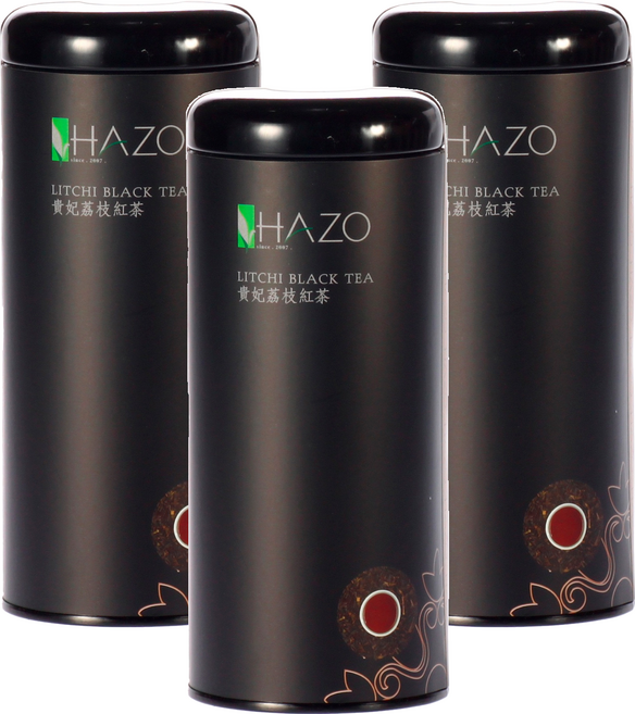 HAZO 貴妃荔枝紅茶 Litchi Black Tea, 80g, 1罐, 3罐